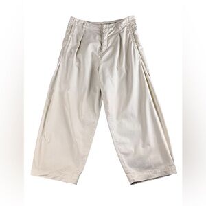 Rag & Bone Donovan Pants Women's Size 6 High Rise Straight Wide Leg Turtledove